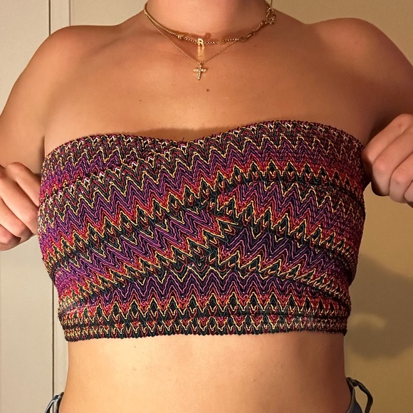 Colorful Tube Top - Picture 2 of 2